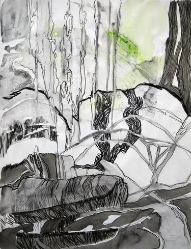 Original Expressionism Landscape Drawing by Júlio Alves