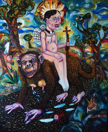 Original Expressionism Religious Paintings by Patrick Jannin