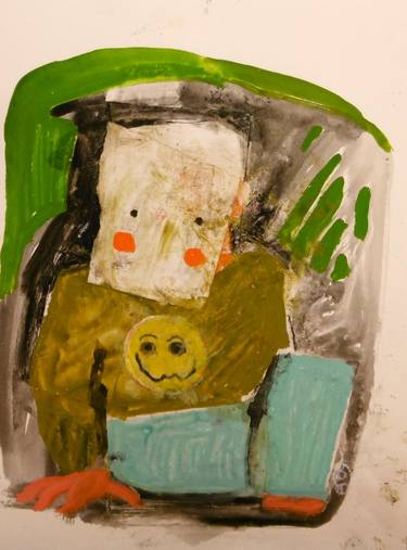 Original Contemporary People Painting by Bruno Tessier