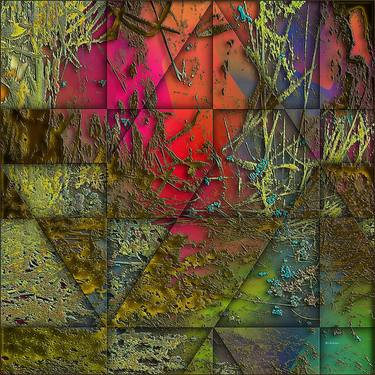 Original Modern Abstract Mixed Media by Dieter Bruhns