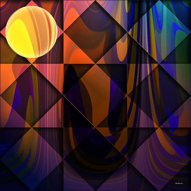 Original Abstract Digital by Dieter Bruhns