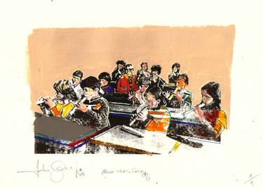 Print of Education Printmaking by Fabio Coruzzi