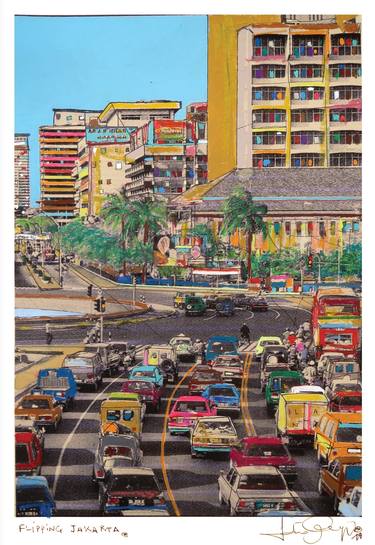 Print of Street Art Cities Paintings by Fabio Coruzzi
