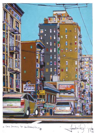 Print of Cities Paintings by Fabio Coruzzi