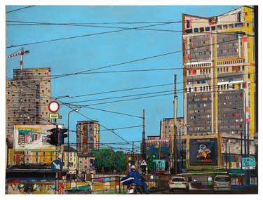 Print of Street Art Architecture Paintings by Fabio Coruzzi