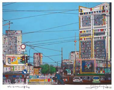 Print of Street Art Architecture Paintings by Fabio Coruzzi