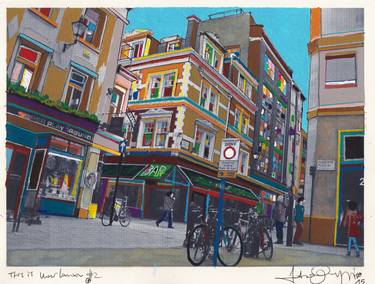 Print of Street Art Architecture Paintings by Fabio Coruzzi