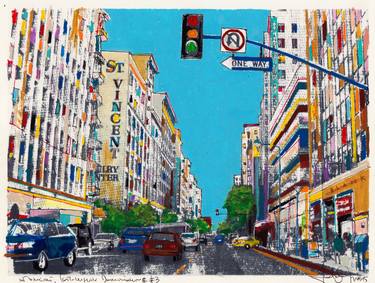 Print of Street Art Architecture Paintings by Fabio Coruzzi