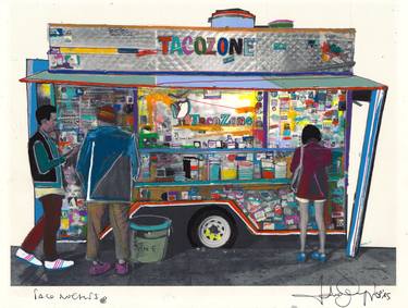 Print of Street Art Cuisine Paintings by Fabio Coruzzi