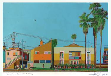 Saatchi Art Artist Fabio Coruzzi; Painting, “Looking Back to Venice Beach” #art