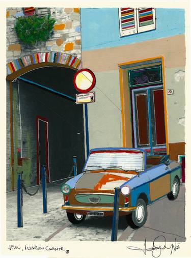 Original Fine Art Automobile Paintings by Fabio Coruzzi
