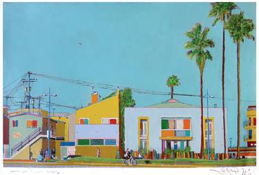 Saatchi Art Artist Fabio Coruzzi; Painting, “Looking back to Venice Beach” #art
