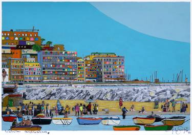 Print of Cities Paintings by Fabio Coruzzi