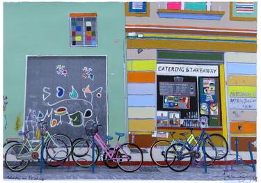 Print of Impressionism Bicycle Paintings by Fabio Coruzzi