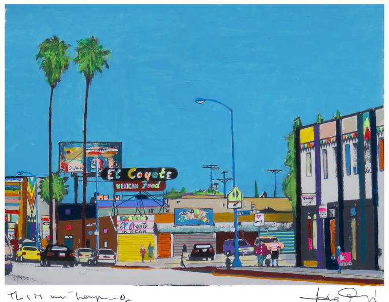 This is Beverly Boulevard Painting by Fabio Coruzzi | Saatchi Art