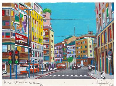 Print of Street Art Architecture Paintings by Fabio Coruzzi