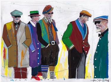 Print of People Paintings by Fabio Coruzzi