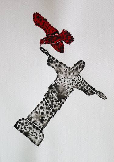 Original Art Deco Music Painting by Santhosh C H