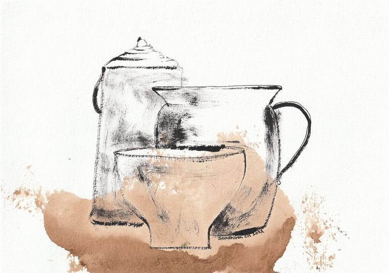 still life 1 Painting by Santhosh C H | Saatchi Art