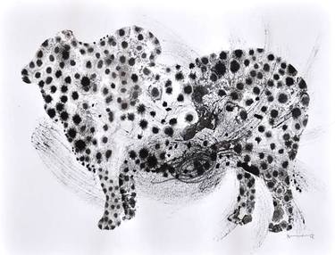 Original Figurative Animal Drawings by SANTHOSH C H