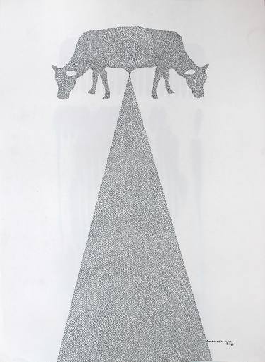 Print of Art Deco Animal Drawings by SANTHOSH C H