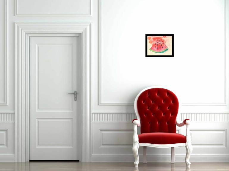 Original Art Deco Still Life Painting by Santhosh C H