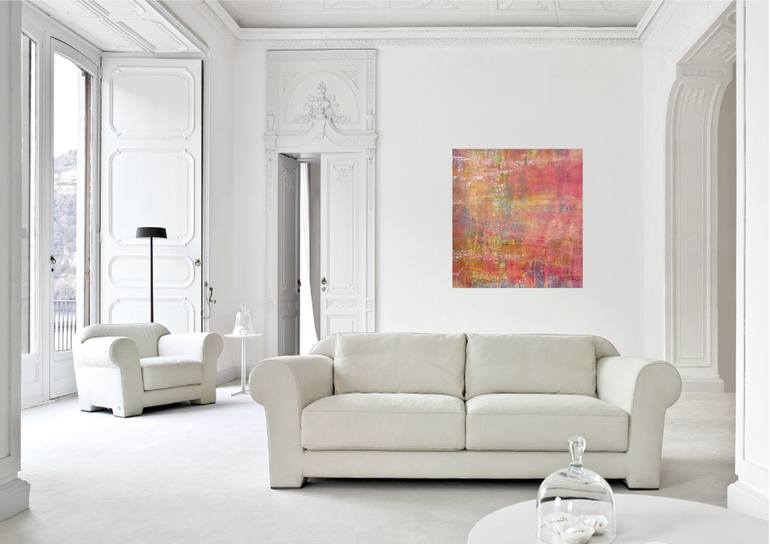 Original Art Deco Abstract Painting by Santhosh C H