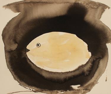 Print of Art Deco Fish Paintings by SANTHOSH C H