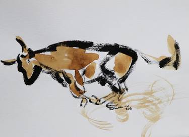 Original Abstract Animal Paintings by SANTHOSH C H