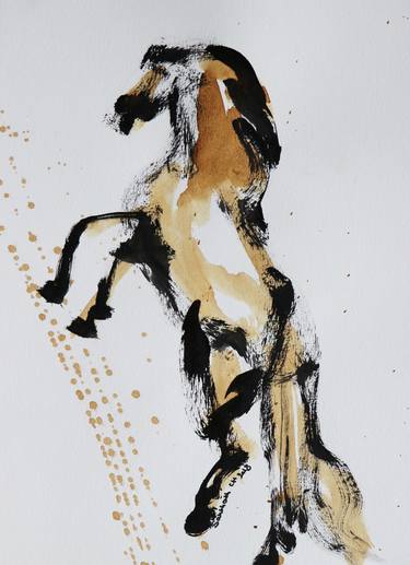 Original Abstract Animal Paintings by SANTHOSH C H