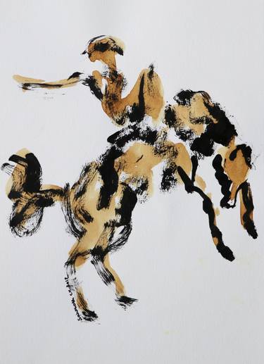 Original Abstract Animal Paintings by SANTHOSH C H