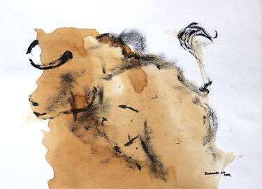 Original Abstract Animal Paintings by SANTHOSH C H