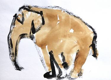 Original Art Deco Animal Paintings by SANTHOSH C H