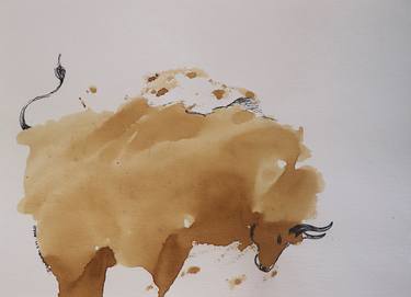 Original Abstract Animal Paintings by SANTHOSH C H