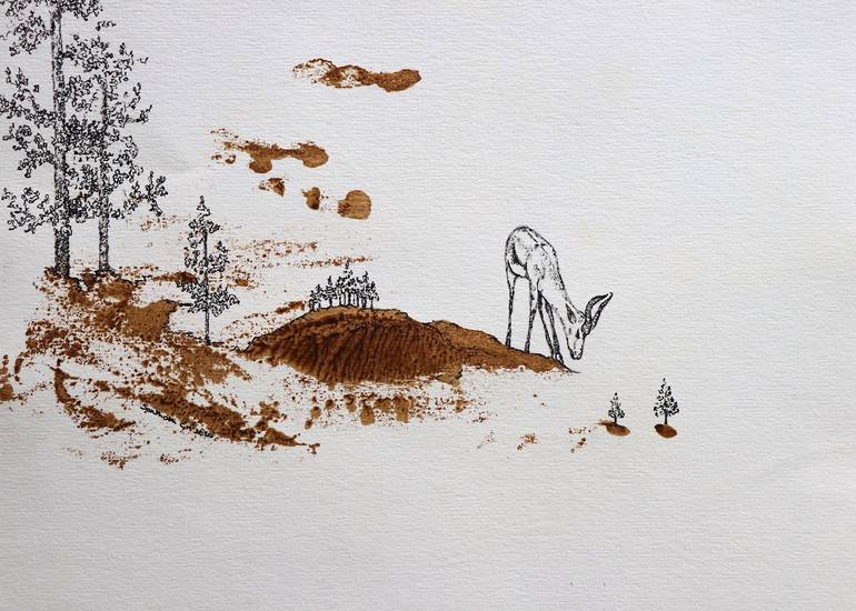 nature 49 Painting by Santhosh C H | Saatchi Art Estonia