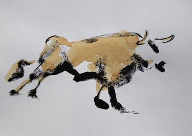 Original Abstract Animal Paintings by SANTHOSH C H