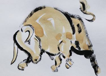 Original Abstract Animal Paintings by SANTHOSH C H