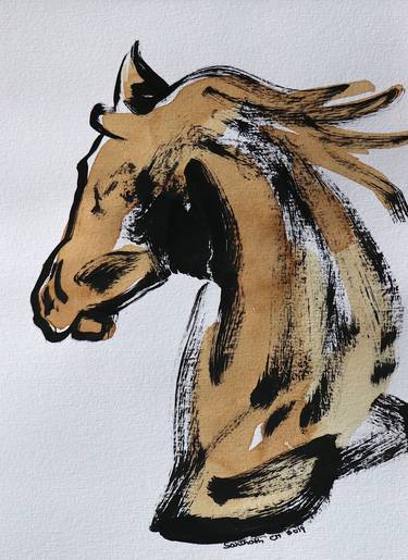 abstract art online india Horse 89 thumb
