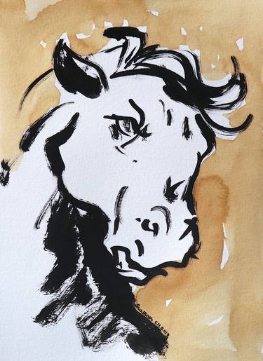 abstract art online india Horse 92 thumb