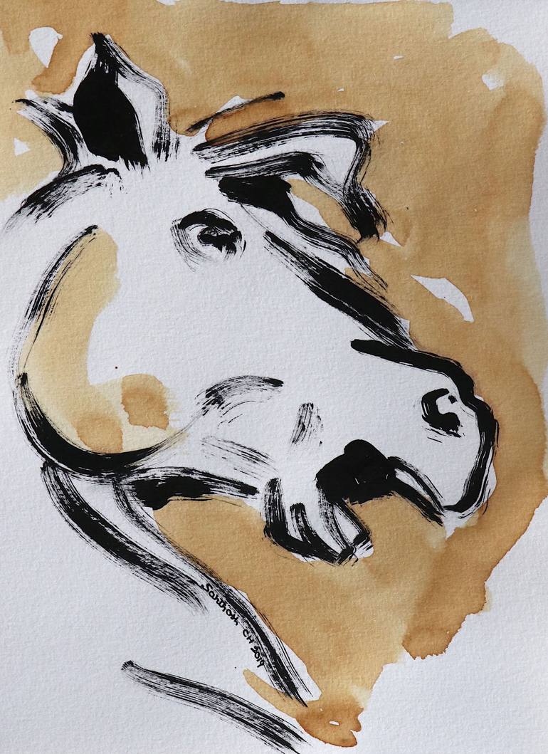 Print of Conceptual Animal Paintings by Santhosh C H
