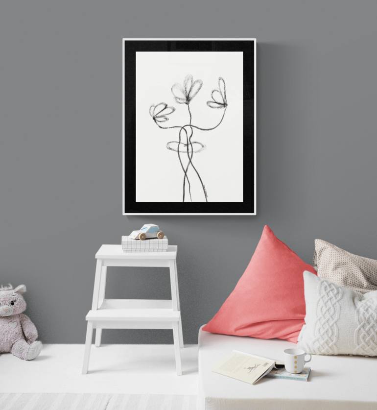 Original Abstract Nature Painting by Santhosh C H