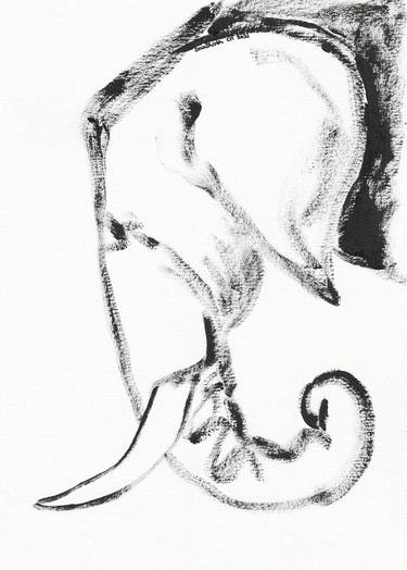 abstract art online india Elephant 126 thumb