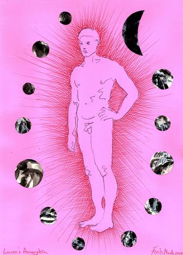 Print of Figurative Nude Drawings by Steve Ferris