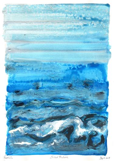 Print of Abstract Expressionism Seascape Paintings by Steve Ferris