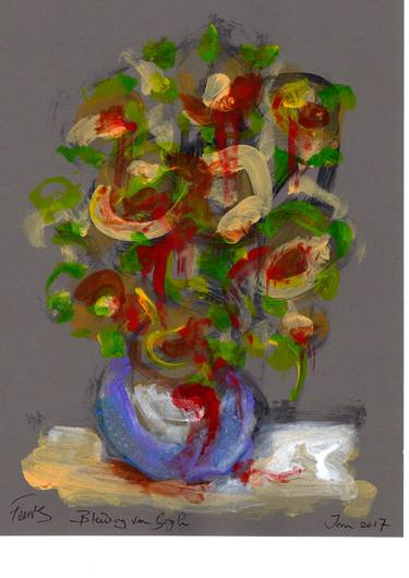 Print of Abstract Floral Paintings by Steve Ferris