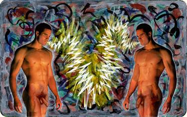 Print of Expressionism Nude Collage by Steve Ferris