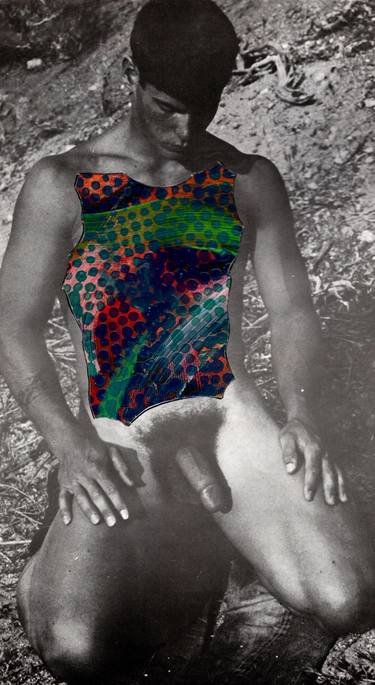 Original Nude Collage by Steve Ferris