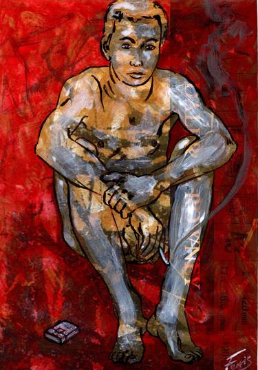 Print of Figurative Nude Paintings by Steve Ferris