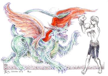 Print of Fantasy Drawings by Steve Ferris