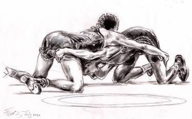 Original Sport Drawings by Steve Ferris